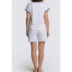 Pyjama court bleu ciel modal Impetus