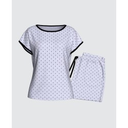 Pyjama court bleu ciel modal Impetus