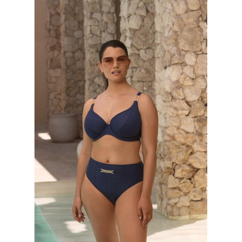 Maillot de bain 2 pièces marine Azores Fantasie
