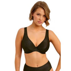 Maillot de bain 2 pièces noir/vert foncé Arizona Freya