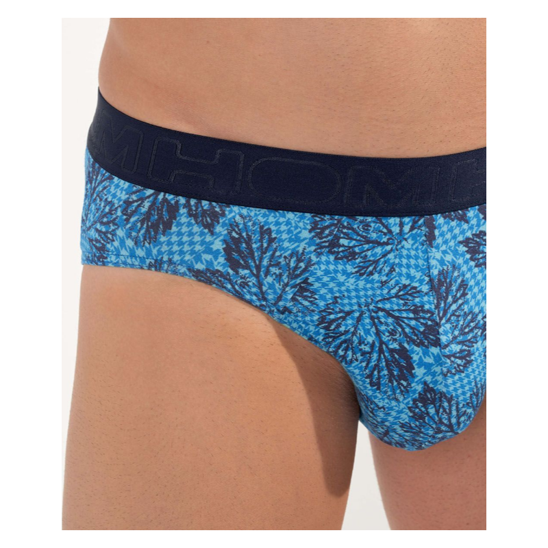 Slip bleu imprimé Douro Hom