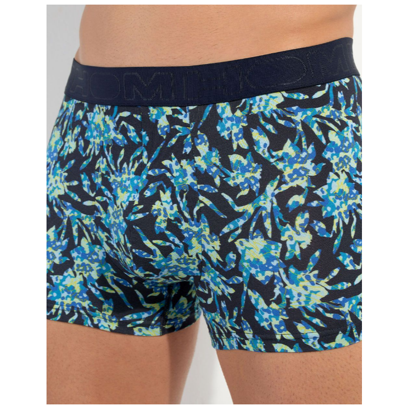 Boxer imprimé bleu Santiago Hom
