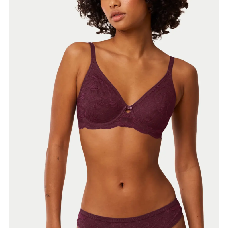 Soutien gorge prune Amourette charm Triumph