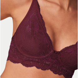 Soutien gorge sans armatures prune Amourette charm Triumph