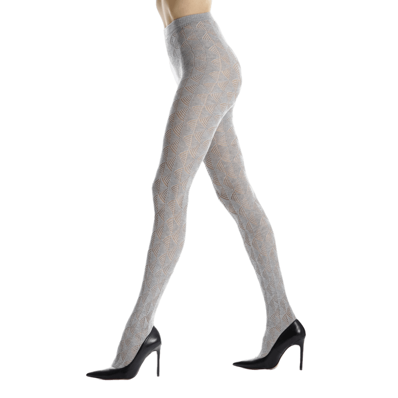 Collant géométrique cachemire Doré Doré