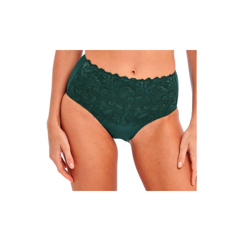 Culotte haute vert Églantine Wacoal