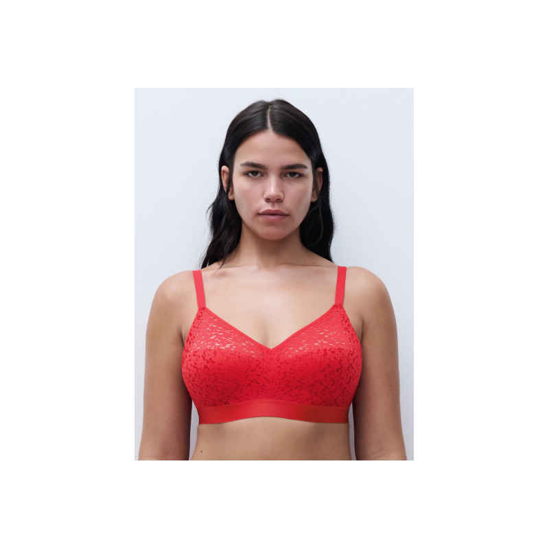 Soutien gorge sans armatures rouge Norah Chantelle