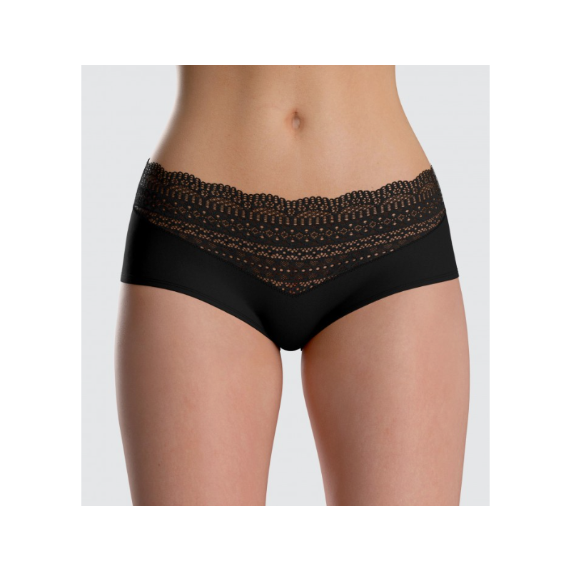 Shorty noir en lyocell Impetus